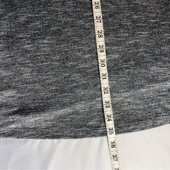 Lou & Grey Gray Racerback Midi Tank Dress Signature Soft Blend Scoop Neck - Picture 11 of 16